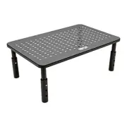 Tripp Lite Computer Monitor Stand, Adjustable Height, 14 x 9 in., Metal, Black