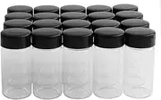 Newzoll 20ml (0.7 Oz) Glass Bottles with Screw Cap DIY Decoration Mini Glass Vials Cork Message Glass Bottle Vial Cork,Small Glass Bottles Jars Corks for Wedding Party Favors, Pack of 20