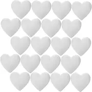 NUOBESTY Heart Foam Model 20pcs Pack DIY Foam Model for Parties Wedding Decor Safe and Practical Craft Supplies