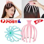 Head Massager Neck Massage Octopus Scalp Relax Spa Healing Health Care Tool Tip