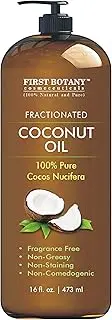 Fractionated Coconut Oil 470ml - 100 Natural & Pure MCT Coconut Oil for Hair, Skin,and Aromatherapy Carrier Oil , Massage Oil,Best Skin Moisturiser - UV Resistant BPA Free Bottle