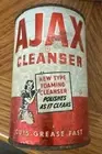 Antique Ajax Cleaner Can Unopened And Full!