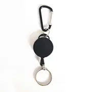 Retractable Pull Badge Reel ABS Plastic ID Name Tag Card Badge Holder Reels Key Ring Chain Clips Nurse Accessories