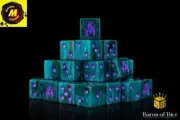 Jade, Symbol - Dreaded Ones, SQUARE, 16mm - #BOD632 - #BOD632 - Drukhari/Dark...