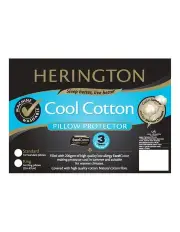 [Jaspa Herington] Cool Cotton King Pillow Protector in White