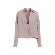 [Dries Van Noten] Dries Van Noten-Pink Cedal Blouse-Donna 38 FR