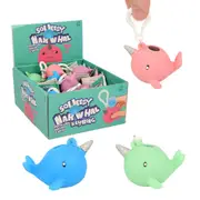 Keycraft - Squeezy Narwhal Keyrings