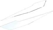 ALAGPNPMZH Rear Light Strips ABS Chrome External Taillight Decoration Cover Trim Car Styling C363 for Mitsubishi for Outlander 2016 2017 2018 Chrome Style