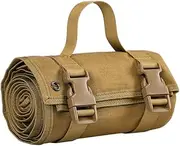 Tactical Advanced Roll Up Hunting Mat with Molle System - Non-Padded, Non-Slip Shooting Mat and Rest