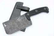 ESEE Knives CL1 Fixed Blade Knife Cleaver Black Oxide Carbon Steel Black G10