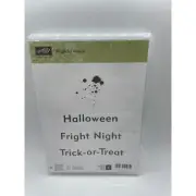 Stampin Up Frightful Wreath Halloween Fright Night Splat Set Of 4 New