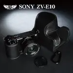 【TP ORIG】相機皮套 快拆電池 SONY ZV-E10 (一代)(16-50MM) 專用 ZEV10(一代)