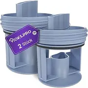 Viоks.pro 2x Lint Sieve Washing Machine Replacement for Siemens Bosch Lint Sieve 00647920 00602008 00605010 - Lint Sieve for Askoll Drain Pump in Tumble Dryer and Bosch Series 8 Washing Machine iQ500