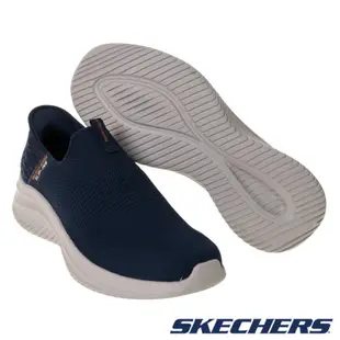 SKECHERS ULTRA FLEX 3.0 寬楦 男 健走 柔軟 輕量 避震 深藍232450WNVY