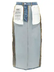 [Vetements] Vetements-Inside-Out Gonne Celeste-Donna XS Light Blue