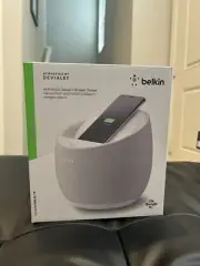 Belkin SoundForm Elite Hi-Fi Smart Speaker + Wireless Charger w/Google Assistant