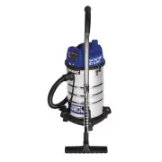 Kincrome Vacuum Cleaner Wet & Dry Commercial Work Shop 1250W Kit 30L PRO KP703