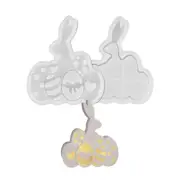 Easter Eggs and Rabbit Lamp Silhouettes Molds Hand-Making Supplies for Crafting