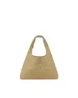 Marc Jacobs The Sack Bag Leather Tote Women Beige Shoulder Bags