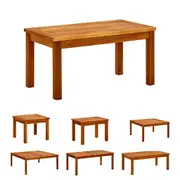 Solid Wood Acacia Garden Coffee Table Couch End Side Table Multi Sizes vidaXL