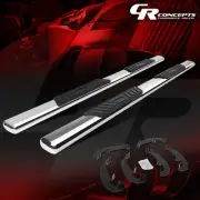 PAIR 5" SS STEP NERF BAR RUNNING BOARDS FOR 2019-2021 SILVERADO SIERRA CREW CAB