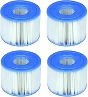 Intex 29001E PureSpa Type S1 Easy Set Pool and Spa Filter Replacement Cartridges, 4 Filters