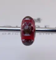 Trollbeads Red Turtle Unique Bead
