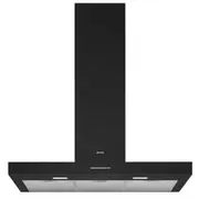 Smeg 90cm Canopy Rangehood - Black