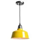 Modern Farmhouse Yellow Pendant Light Fixture Macarons Dome Kitchen Island Pe...