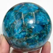 Blue Apatite Sphere Healing Crystal Ball 836g 79mm