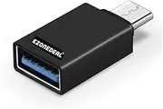 USB C to USB Adapter, USBC Male to USB A Female 3.0 OTG Adapter, Type C Thunderbolt Converter Compatible with iMac,MacBook Pro Air,Apple iPhone 16 15,iPad,Microsoft Surface,Samsung Galaxy S24 (Black)