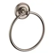 San Martin Metal Towel Ring in Silver Brushed Nickel