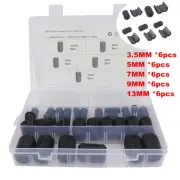 30Pcs Ferrite Bead Choke Coil Ring Core RFI EMI Noise Filter Snap On Cable Clip' (for: MG)