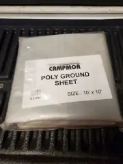 CAMPMOR POLY GROUND SHEET 10X10 BARRIER CAMPING RV