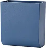 Wall Mounted Phone Organizer Beside Bed Storage Shelf No Drilling Self-Adhesive Mobile Phone Charging Station Remote Control Wall Holders for Living Room Bedroom Bathroom Dorm Office Blue
