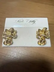 VINTAGE KIRKS FOLLY ANGEL EARRINGS with Kirks Folly Stamp!