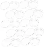 Tofficu 10pcs Culture Plate Laboratory Petri Dish Culture Dish Agar Petri Dishes Petri Dishes with Lid Petri Dish for Experiments Culture Petri Dishes Plastic Grid Reaction Plate
