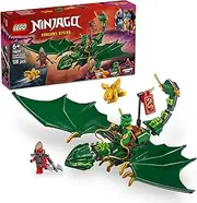 LEGO NINJAGO Lloyd’s Green Forest Dragon Toy for 6+ Year Old Boys & Girls, Dragons Rising Building Construction Set with 2 Ninja Minifigures for Imaginative Play, Creative Kids Toys 71829