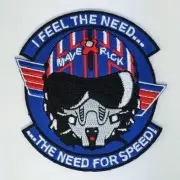 I FEEL THE NEED THE NEED FOR SPEED! Top Gun Maverick Helmet Patch 8×8×0.1cm(3.5g