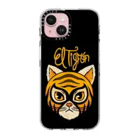 在飛比找CASETiFY優惠-iPhone 15 透明手機殼 Cat Luchador