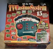 TV Casino System All In One 15 Popular Casino Card Games Solitaire Slots FR Ship