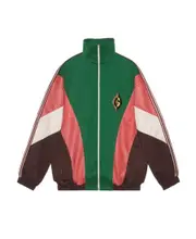 GG diamond patch casual jacket S Red