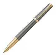 PARKER Ingenuity Fountain Pen Gray GT Fine Gift Box Official Import