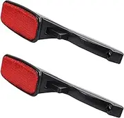Bamyli 2PCS Lint Magic Brush, lint brush for clothes, Lint Roller Rotary Anti-static Sticky Brush, clothes brush for pet hair, Curtain Blanket And Couch Self Cleaning Garment Brushes