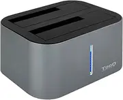 Docking for 2 x 2.5/3.5" SATA Drives, USB 3.0/3.1 Gen 1, Grey - for Fast Transfer and Backup