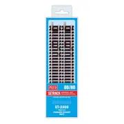 PECO ST-2000 Standard Straight 168mm 8-Pack ST-200 Setrack OO/HO Track