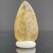 12.9g 3.7x2.1x1.3cm Clear Rutilated Quartz from China by Locco Decor