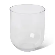 E Style Halima Glass Flower Vase Centerpiece Indoor Home Decor 22cm Clear