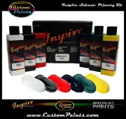 INSPIRE AIRBRUSH PRIMARY KIT (Solvent), CUSTOM PAINT, HOK, ARTIST, MOTORCYCLE