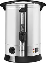 Maxkon 23.8L Urn Kettle Water Dispenser Instant Hot Cold Tea Coffee Maker Commercial Home Camping Boiler Machine Stainless Steel with Tap